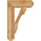 Ekena Millwork Olympic Craftsman Rough Sawn Bracket, Western Red Cedar, 6"W x 22"D x 34"H BKT06X22X34OLY04RWR - alternate 2